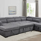 LHF Sofabed Sectional - IF 9090 - Royal Living Furniture