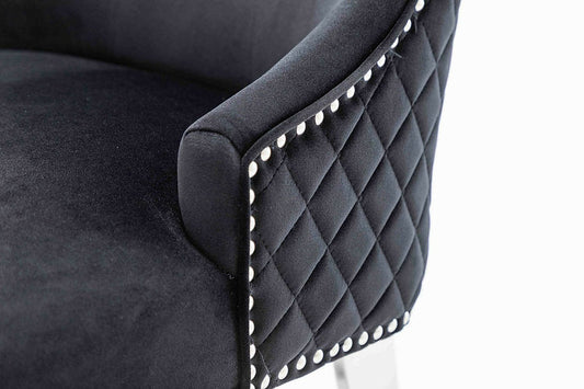 Chair Black  - C 1251 - Royal Living Furniture