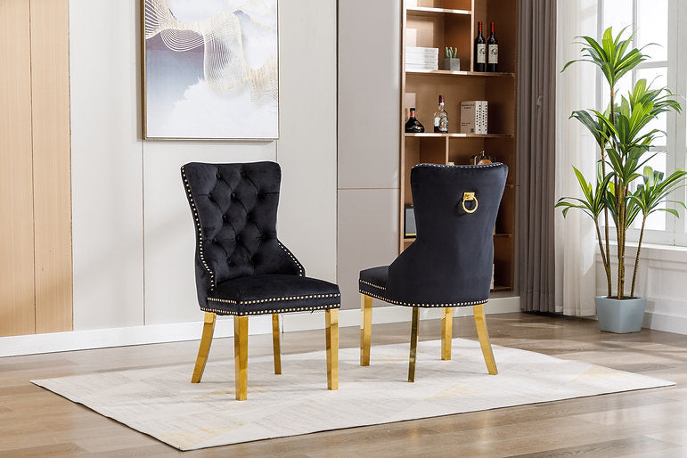 Chair Black - C 1451 - Royal Living Furniture