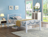 Bed White-IF111 - Royal Living Furniture