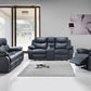 Sofa Set Recliner Black Leather Match- IF 8120 - Royal Living Furniture