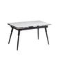Extension Table - White Sintered Stone Marble T 1818 - Royal Living Furniture