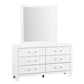 Lucia-White Dresser & Mirror - Royal Living Furniture