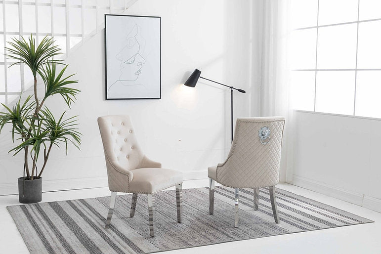 Chair Creme - C 1253 - Royal Living Furniture