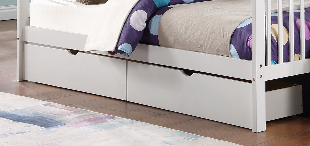 Bunk Bed White - B 1892 - Royal Living Furniture