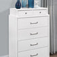 Jordyn (White) Chest - Royal Living Furniture