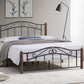 Bed Wooden Grain - IF126 - Royal Living Furniture