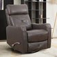 Recliner Chair Charcoal Leather - IF 6330 - Royal Living Furniture