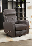 Recliner Chair Charcoal Leather - IF 6330 - Royal Living Furniture