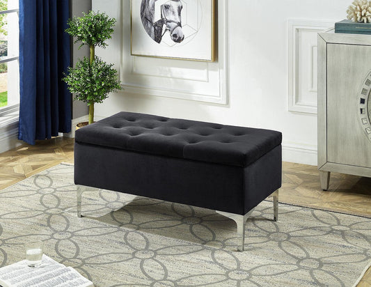 Stylish Velvet Storage Bench - IF-6255-6256-6257 - Royal Living Furniture