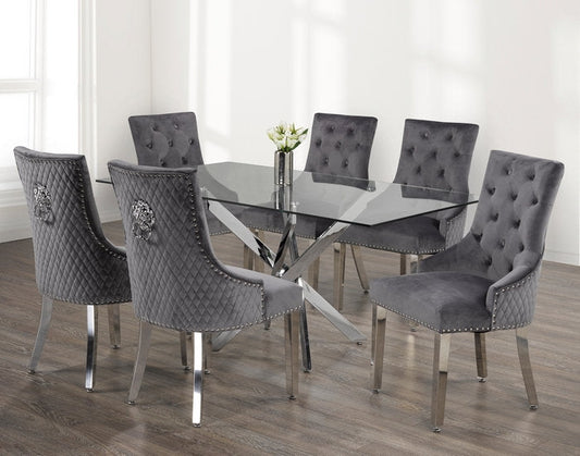 Dining Set - T 1448 - C 1250 - Royal Living Furniture