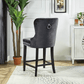 Grey Velvet Plush Cushioned Barstool - ST-6010 - Royal Living Furniture