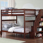 Bunk Bed Espresso-B 1855 - Royal Living Furniture