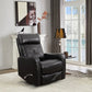 Recliner Chair Blackberry Leather - IF 6332 - Royal Living Furniture