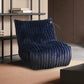 Recliner Chair with Cell Phone Holder - Blue IF 6306 - Royal Living Furniture
