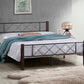 Bed Wooden Grain-IF125 - Royal Living Furniture