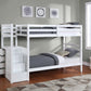 Bunk Bed White - B 1892 EK - Royal Living Furniture