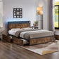 Bed Wood Grain-IF 5930 - Royal Living Furniture