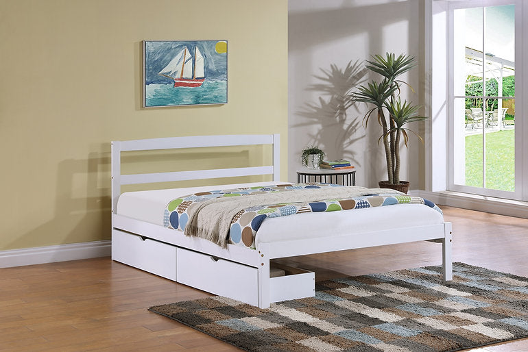 Smart & Sturdy Single Bed-IF-416 - Royal Living Furniture