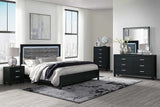 Reid-Black Bedroom Set - Royal Living Furniture