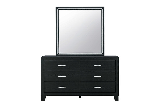 Reid-Black Dresser & Mirror - Royal Living Furniture