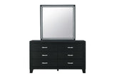 Reid-Black Dresser & Mirror - Royal Living Furniture
