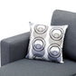 Sectional W/Reversible Chaise Grey Fabric - IF 9325 - Royal Living Furniture