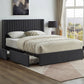 Bed Grey-IF 5408 - Royal Living Furniture