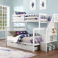 Bunk Bed White-B 1852 - Royal Living Furniture