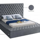 Bed Grey-IF 5790 - Royal Living Furniture