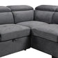 LHF Sofabed Sectional - IF 9090 - Royal Living Furniture