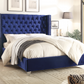 Bed Blue-IF 5891 - Royal Living Furniture