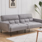 Klik Klak Sofa Bed Grey  Fabric - IF 8041 - Royal Living Furniture