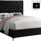 Bed Black-IF-5643 Chrome or Gold Legs - Royal Living Furniture