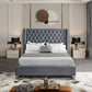 Bed Grey-IF 5890 - Royal Living Furniture