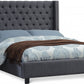 Bed Black-IF 5897 - Royal Living Furniture