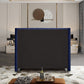 Bed Blue-IF 5891 - Royal Living Furniture