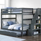 Bunk Bed Grey-B 1856 - Royal Living Furniture