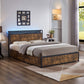 Bed Wood Grain-IF 5930 - Royal Living Furniture