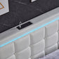 Bed White-IF 5402 - Royal Living Furniture