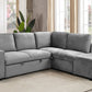 RHF Sofabed Sectional Grey Fabric - IF 9035 - Royal Living Furniture