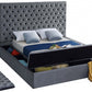 Bed Grey-IF 5790 - Royal Living Furniture