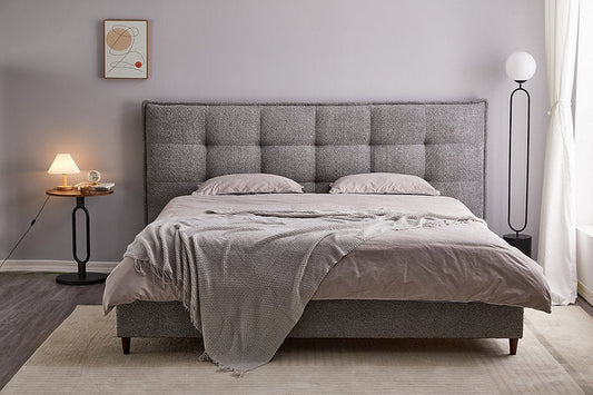 Bed Grey-IF 5940 - Royal Living Furniture