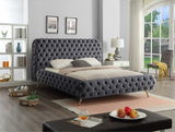 Bed Grey-IF 5865 - Royal Living Furniture