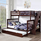Bunk Bed Espresso-B 1850 - Royal Living Furniture
