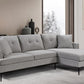 RHF Sectional Grey Fabric - IF 9061 - Royal Living Furniture