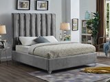Bed Grey-IF 5620 - Royal Living Furniture