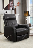 Recliner Chair Blackberry Leather - IF 6332 - Royal Living Furniture