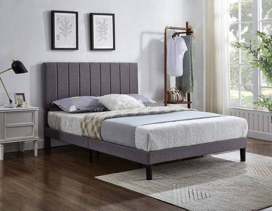 Bed Grey-IF 5363 - Royal Living Furniture