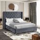 Bed Grey-IF 5890 - Royal Living Furniture